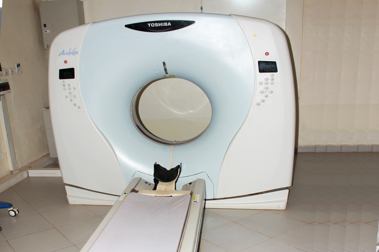 Scanner utilisé pour l’imagerie médicale au CIO
