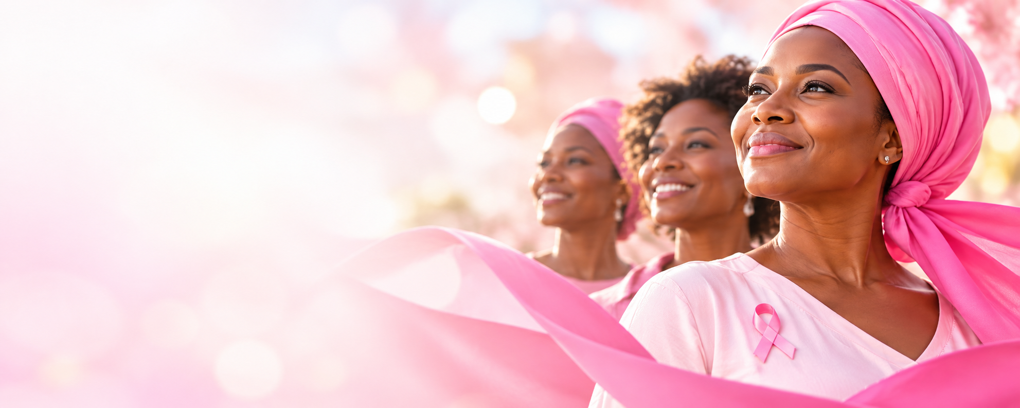 Femmes réunies autour de la sensibilisation au cancer du sein